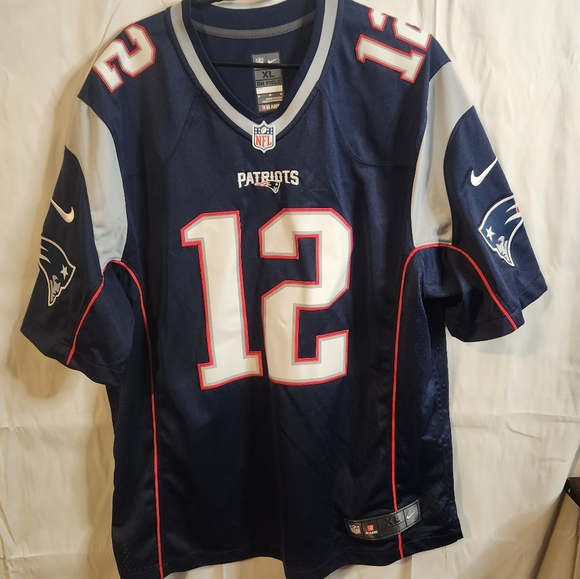 Nike Other - Nike Tom Brady New England Patriot Jersey stitched size XL